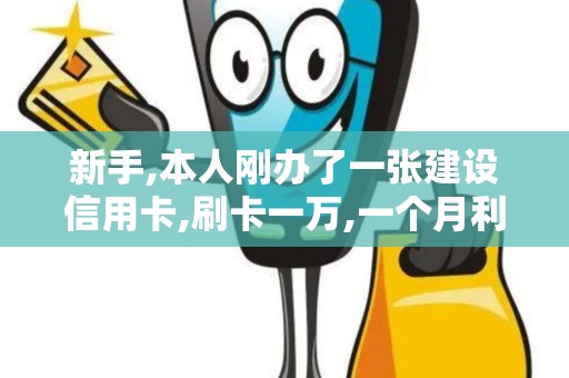 新手,本人刚办了一张建设信用卡,刷卡一万,一个月利息多少... 新手,本人刚办了一张建设信用卡,刷卡一万,一个月利息多少...