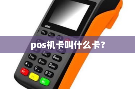 pos机卡叫什么卡? pos机卡叫什么卡?