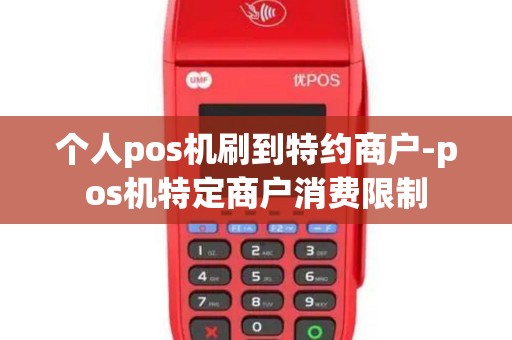 个人pos机刷到特约商户-pos机特定商户消费限制