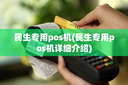 民生专用pos机(民生专用pos机详细介绍)