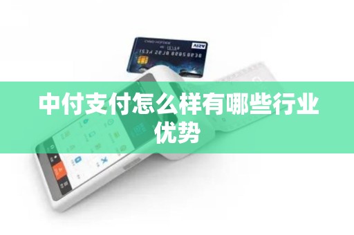 中付支付怎么样有哪些行业优势