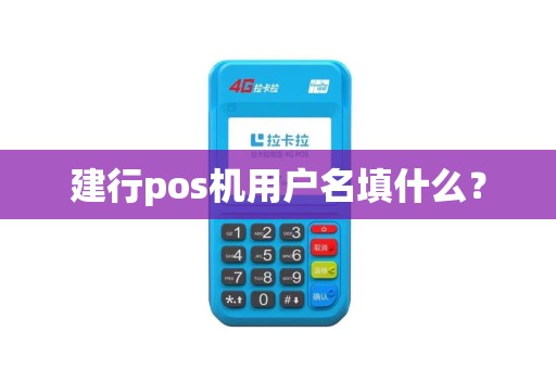 建行pos机用户名填什么? 建行pos机用户名填什么?