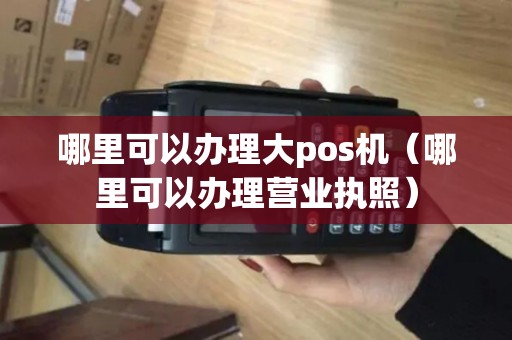 哪里可以办理大pos机（哪里可以办理营业执照）