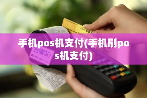 手机pos机支付(手机刷pos机支付)