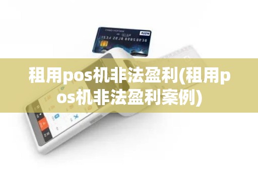 租用pos机非法盈利(租用pos机非法盈利案例)