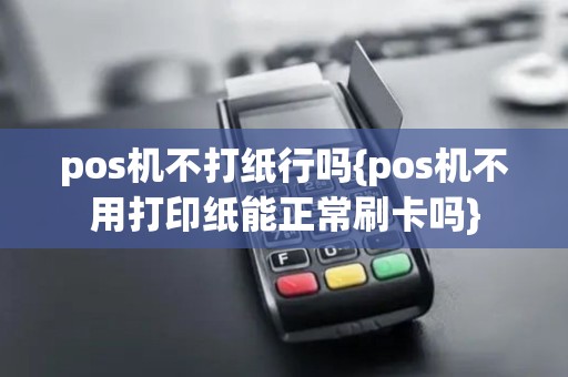 pos机不打纸行吗{pos机不用打印纸能正常刷卡吗}