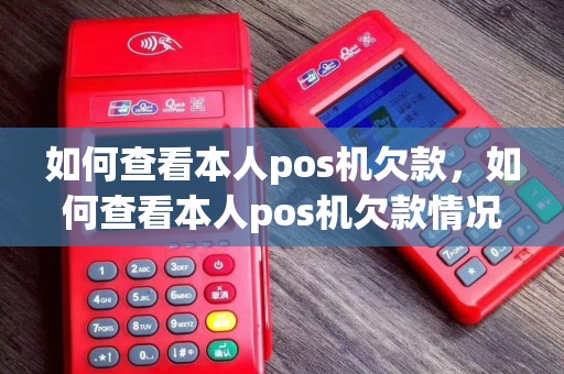 如何查看本人pos机欠款,如何查看本人pos机欠款情况