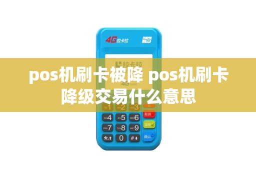 pos机刷卡被降 pos机刷卡降级交易什么意思
