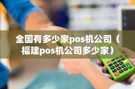 全国有多少家pos机公司（福建pos机公司多少家）