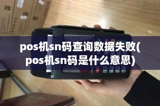 pos机sn码查询数据失败(pos机sn码是什么意思)