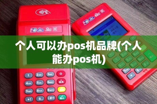个人可以办pos机品牌(个人能办pos机)