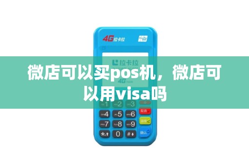 微店可以买pos机，微店可以用visa吗