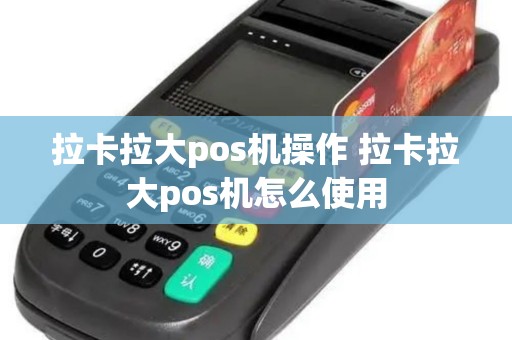 拉卡拉大pos机操作 拉卡拉大pos机怎么使用
