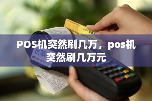 POS机突然刷几万，pos机突然刷几万元