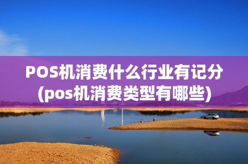 POS机消费什么行业有记分(pos机消费类型有哪些)