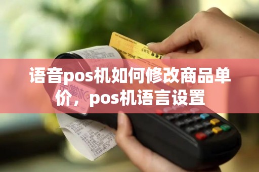 语音pos机如何修改商品单价，pos机语言设置