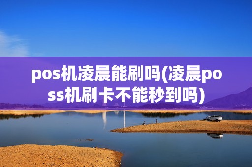 pos机凌晨能刷吗(凌晨poss机刷卡不能秒到吗)