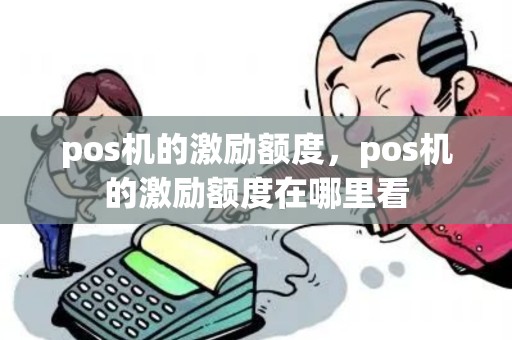 pos机的激励额度，pos机的激励额度在哪里看