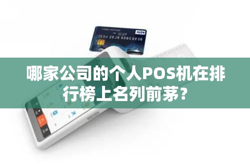 哪家公司的个人POS机在排行榜上名列前茅？