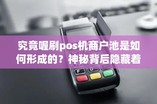 究竟喔刷pos机商户池是如何形成的？神秘背后隐藏着什么秘密？