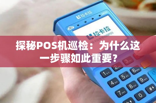 探秘POS机巡检：为什么这一步骤如此重要？