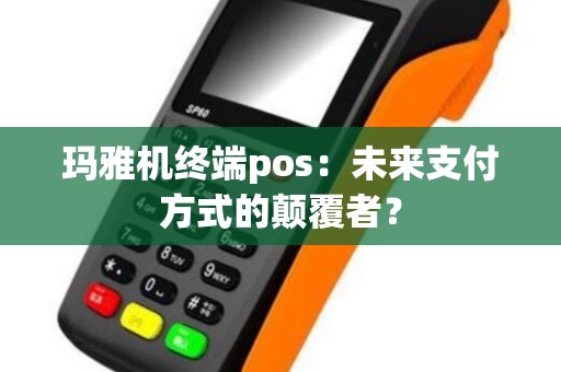 玛雅机终端pos：未来支付方式的颠覆者？