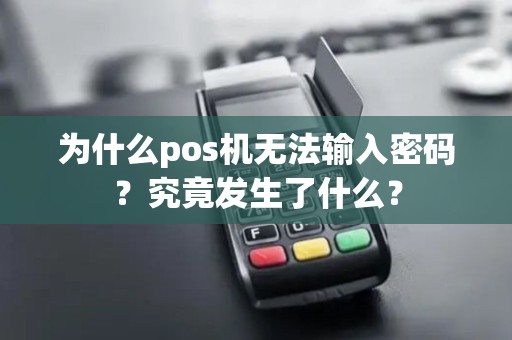 为什么pos机无法输入密码？究竟发生了什么？