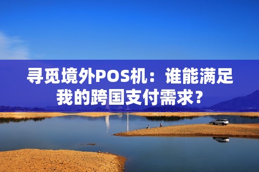 寻觅境外POS机：谁能满足我的跨国支付需求？