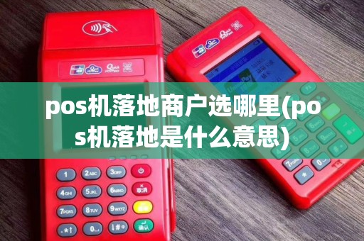 pos机落地商户选哪里(pos机落地是什么意思)