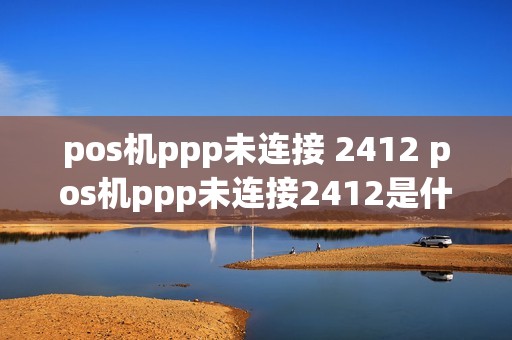 pos机ppp未连接 2412 pos机ppp未连接2412是什么意思