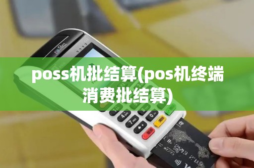 poss机批结算(pos机终端消费批结算)