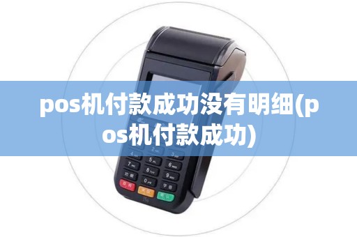 pos机付款成功没有明细(pos机付款成功)