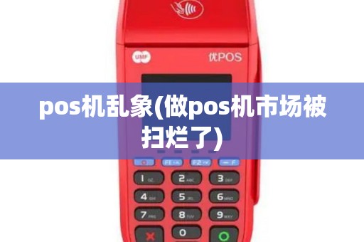 pos机乱象(做pos机市场被扫烂了)