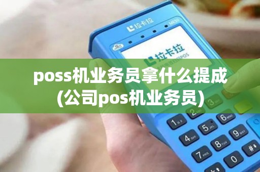 poss机业务员拿什么提成(公司pos机业务员)