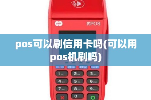 pos可以刷信用卡吗(可以用pos机刷吗)