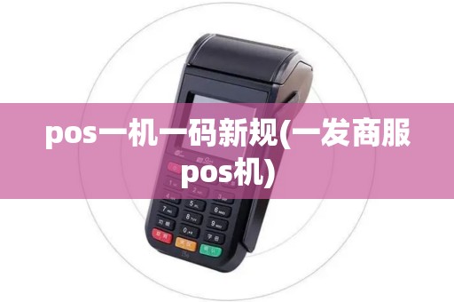 pos一机一码新规(一发商服pos机)