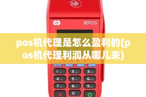 pos机代理是怎么盈利的(pos机代理利润从哪儿来)
