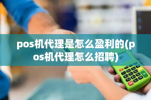 pos机代理是怎么盈利的(pos机代理怎么招聘)