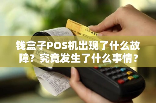 钱盒子POS机出现了什么故障？究竟发生了什么事情？