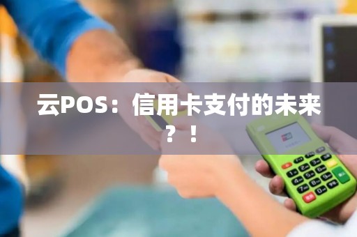 云POS：信用卡支付的未来？！