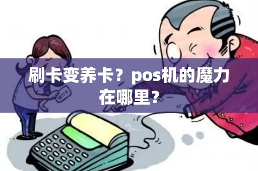 刷卡变养卡？pos机的魔力在哪里？
