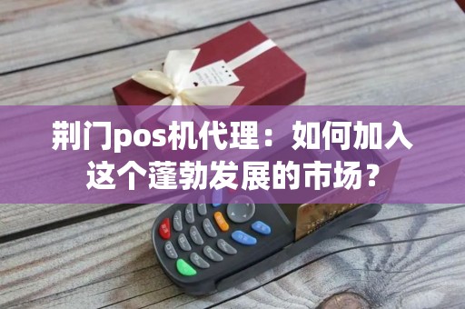 荆门pos机代理：如何加入这个蓬勃发展的市场？