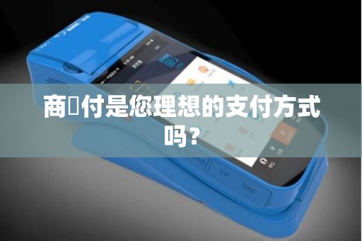 商燚付是您理想的支付方式吗？