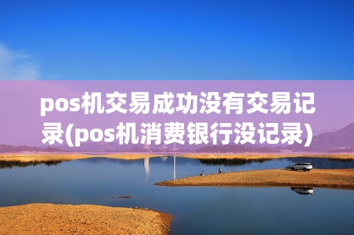 pos机交易成功没有交易记录(pos机消费银行没记录) pos机交易成功没有交易记录(pos机消费银行没记录)
