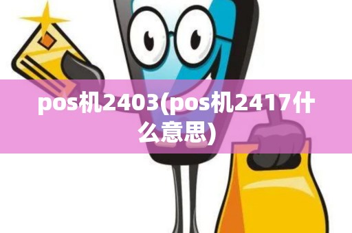 pos机2403(pos机2417什么意思)
