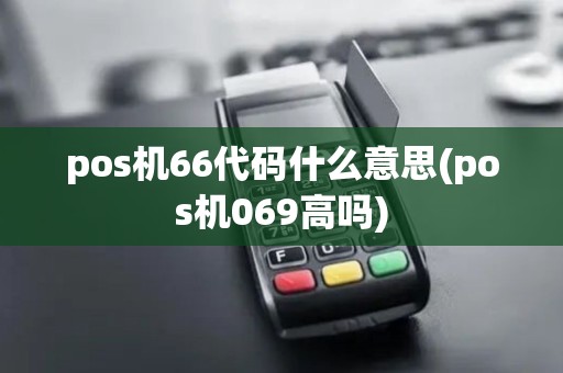 pos机66代码什么意思(pos机069高吗)