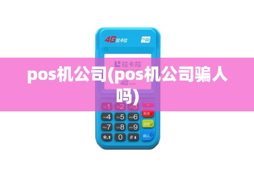 pos机公司(pos机公司骗人吗)