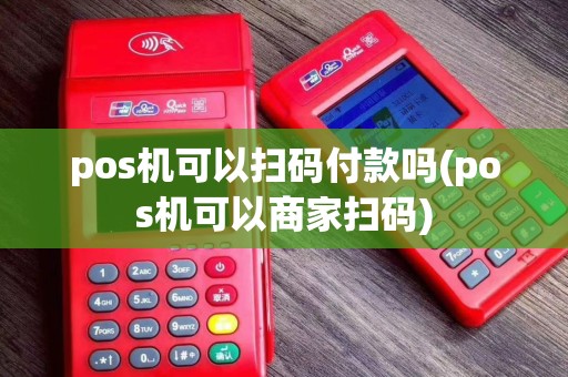 pos机可以扫码付款吗(pos机可以商家扫码)
