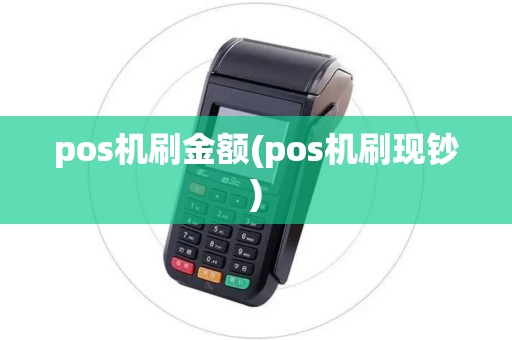 pos机刷金额(pos机刷现钞)