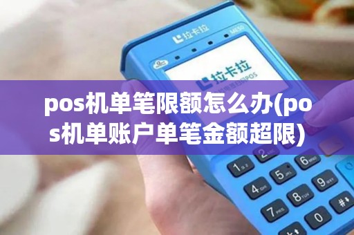 pos机单笔限额怎么办(pos机单账户单笔金额超限)